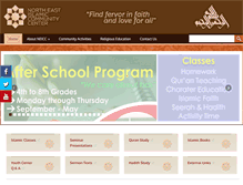 Tablet Screenshot of islamiccenter.org